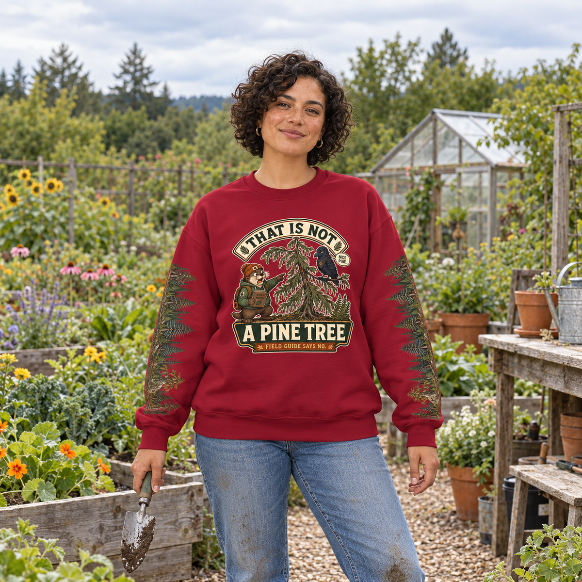 That Is Not a Pine Tree Version 1, Otto and Echo Sweatshirt