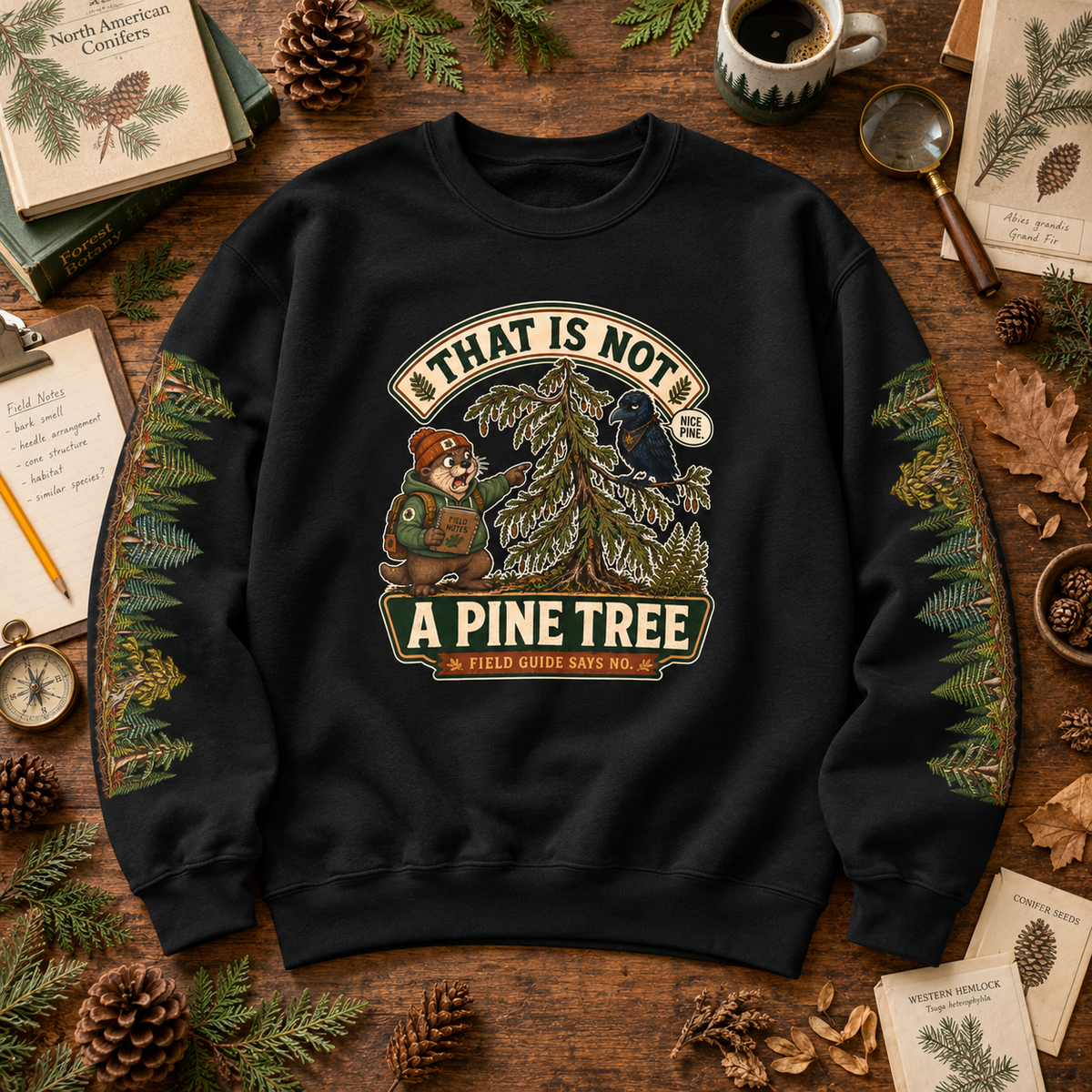 That Is Not a Pine Tree Version 1, Otto and Echo Sweatshirt