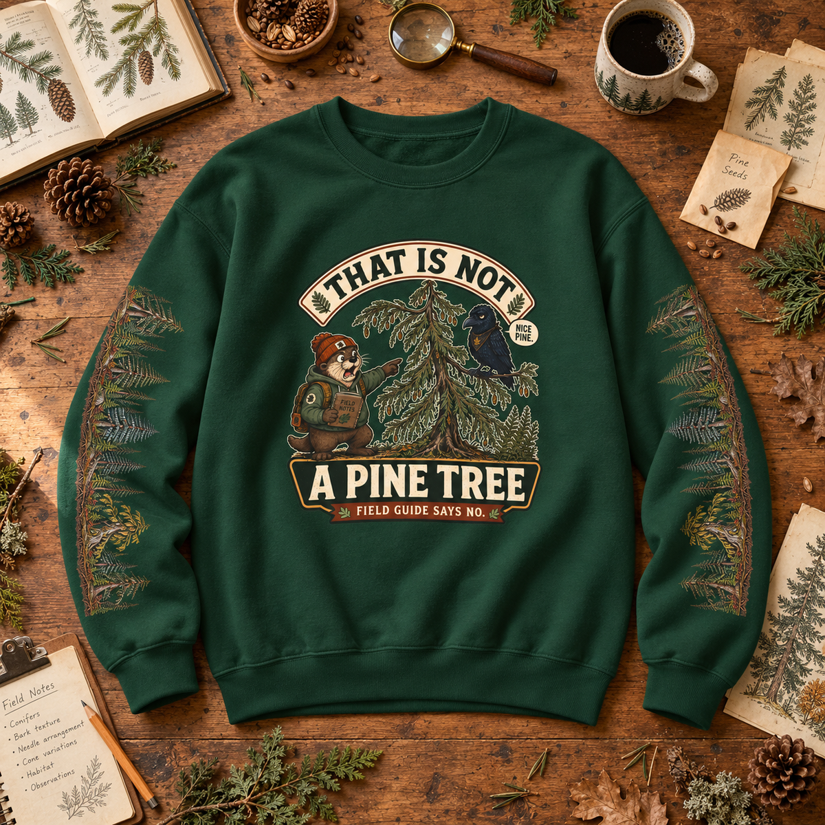 That Is Not a Pine Tree Version 1, Otto and Echo Sweatshirt