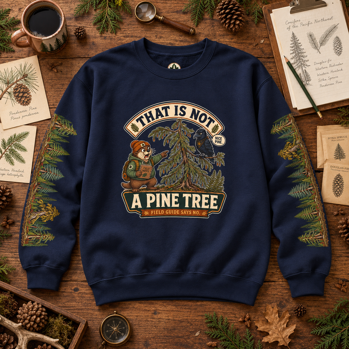 That Is Not a Pine Tree Version 1, Otto and Echo Sweatshirt