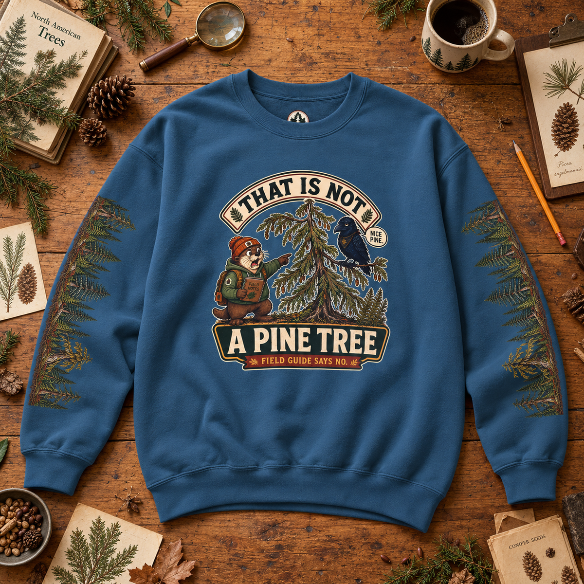 That Is Not a Pine Tree Version 1, Otto and Echo Sweatshirt