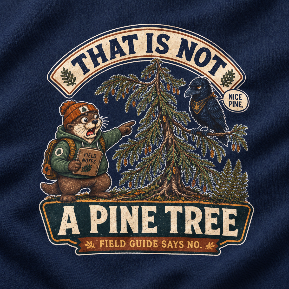 That Is Not a Pine Tree Version 1, Otto and Echo Sweatshirt