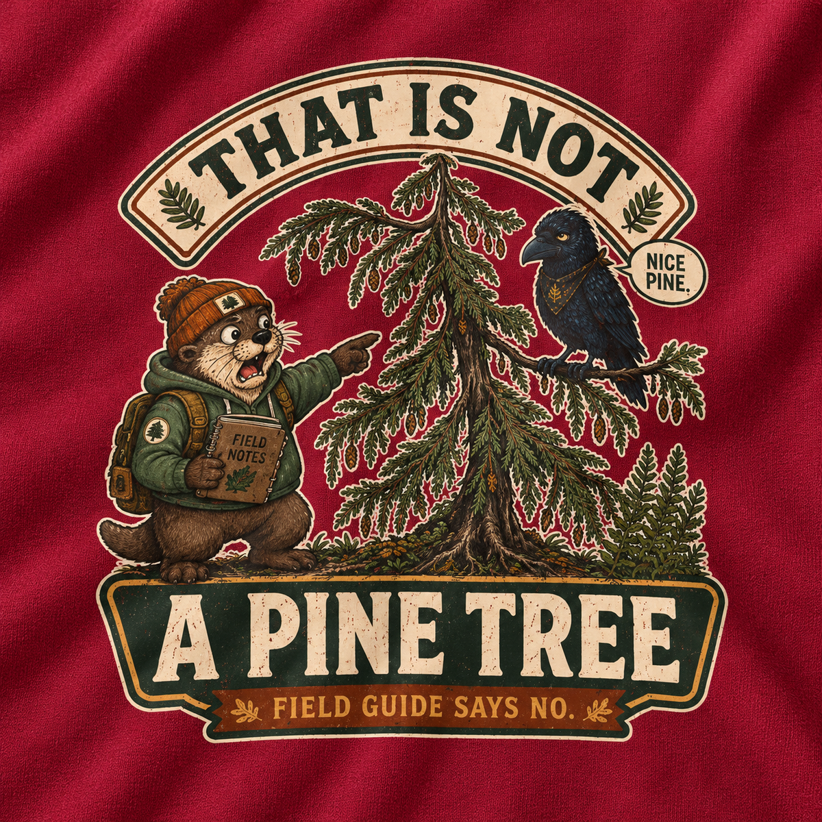 That Is Not a Pine Tree Version 1, Otto and Echo Sweatshirt