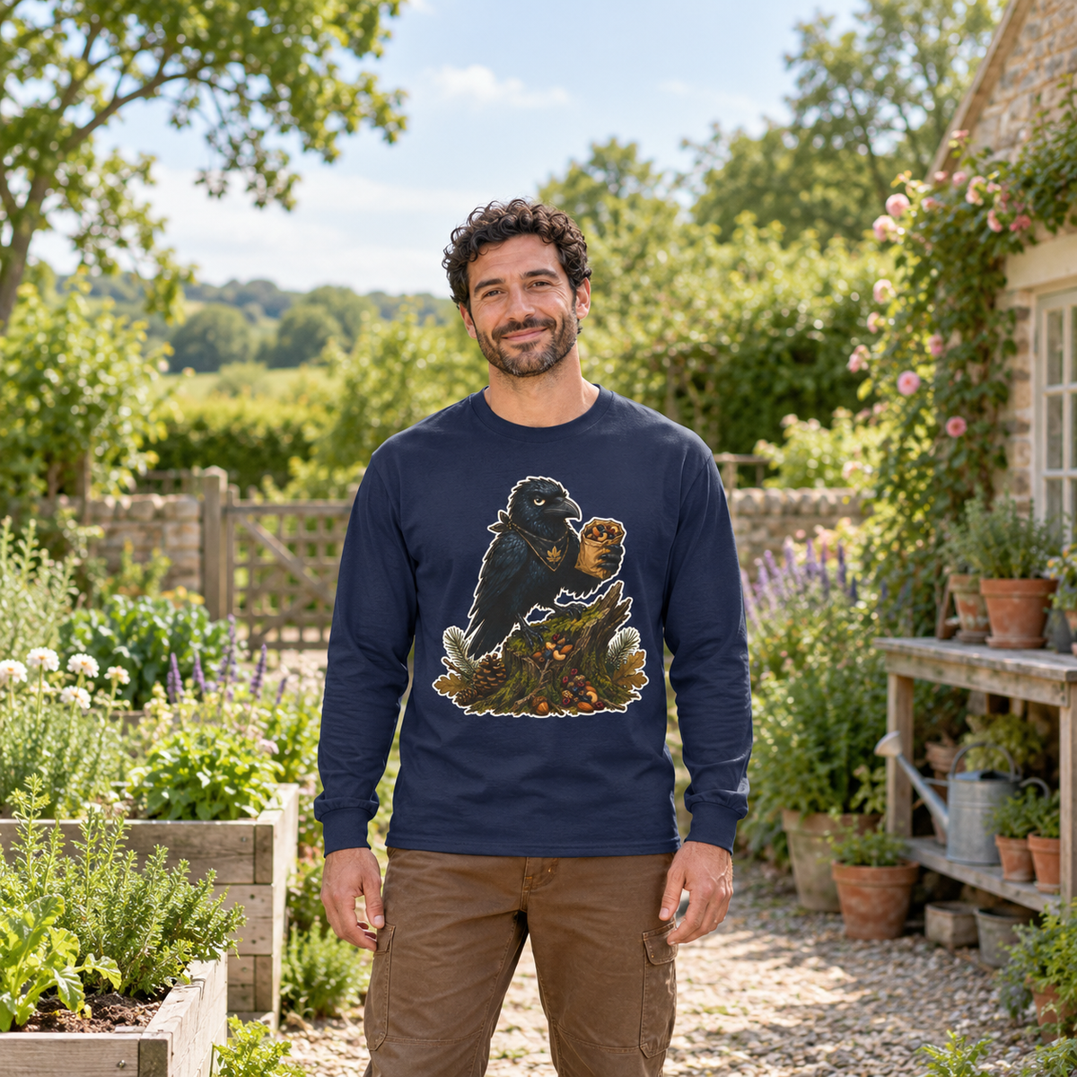Echo With Snacks Long Sleeve T-Shirt