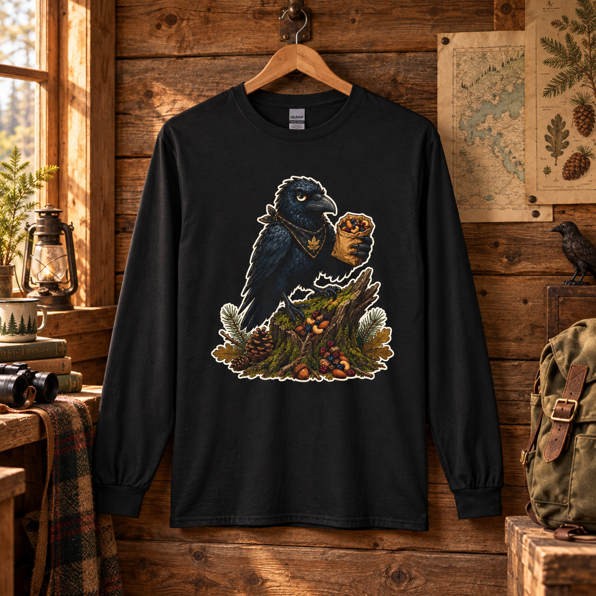 Echo With Snacks Long Sleeve T-Shirt