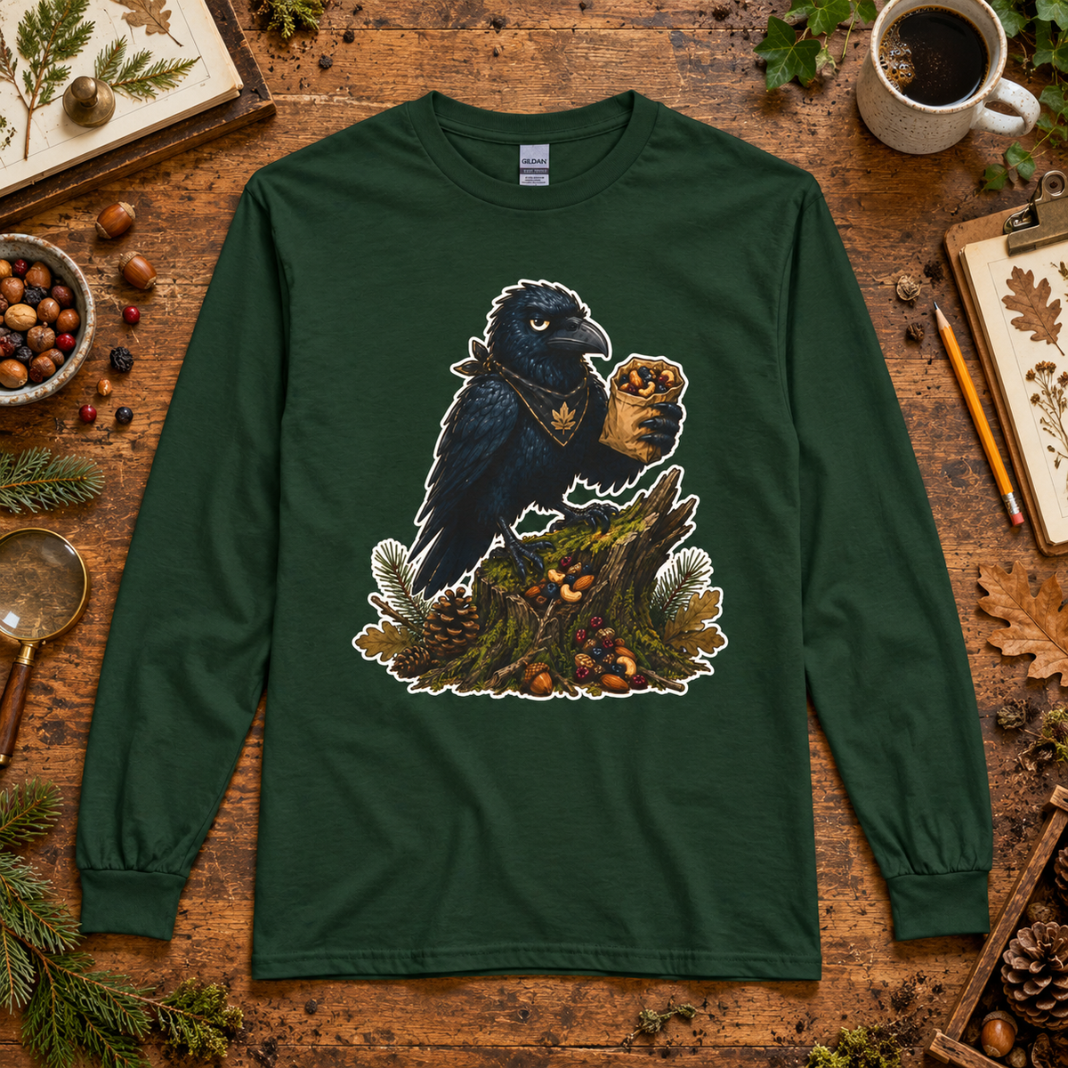 Echo With Snacks Long Sleeve T-Shirt