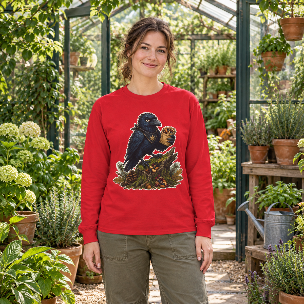 Echo With Snacks Long Sleeve T-Shirt