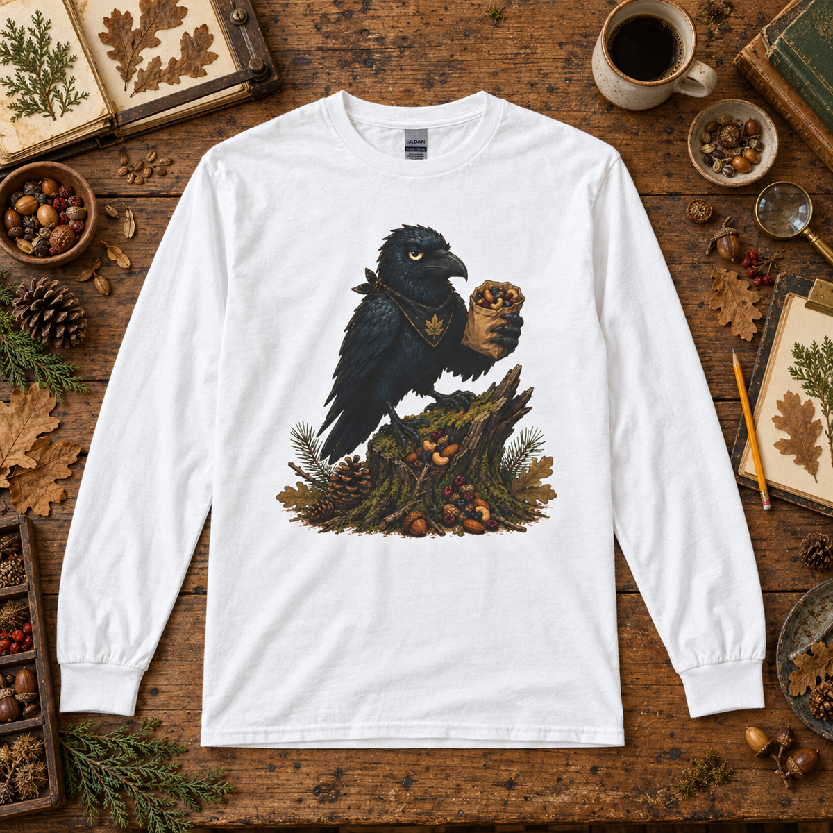 Echo With Snacks Long Sleeve T-Shirt