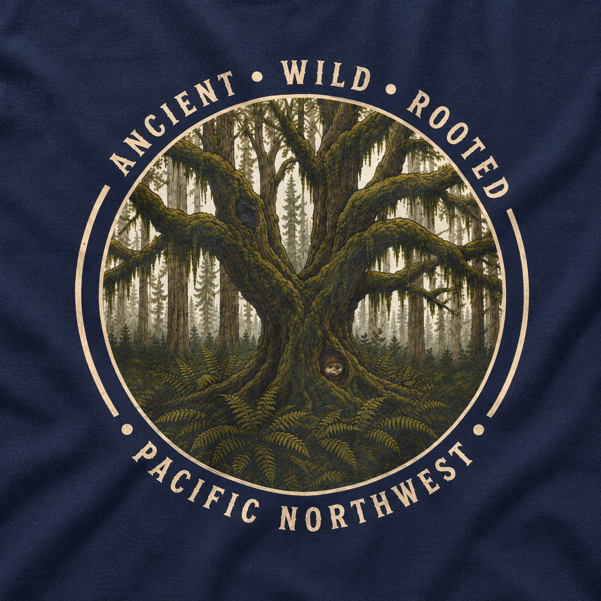 Pacific Northwest, Ancient, Wild, Rooted Long Sleeve T-Shirt