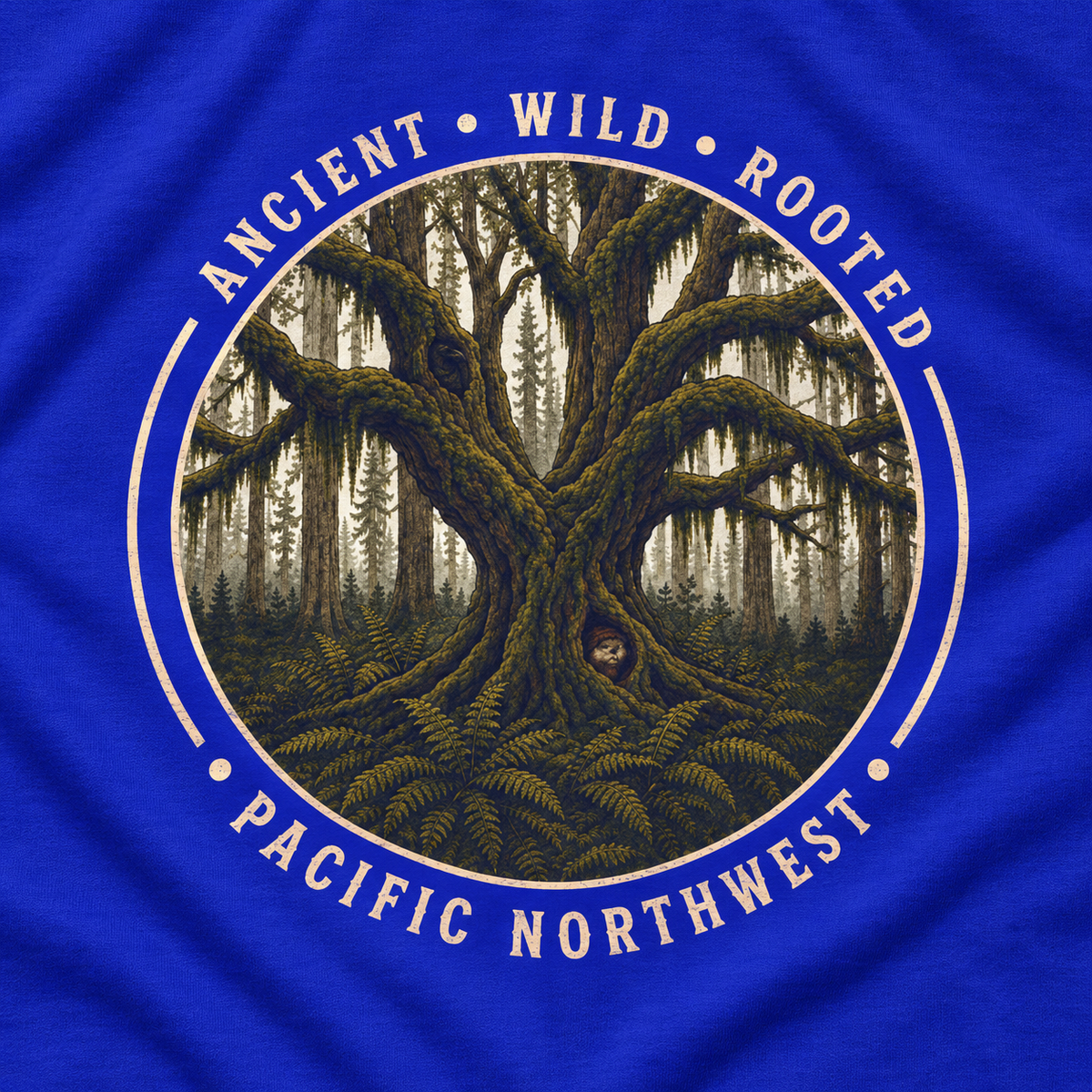 Pacific Northwest, Ancient, Wild, Rooted Long Sleeve T-Shirt