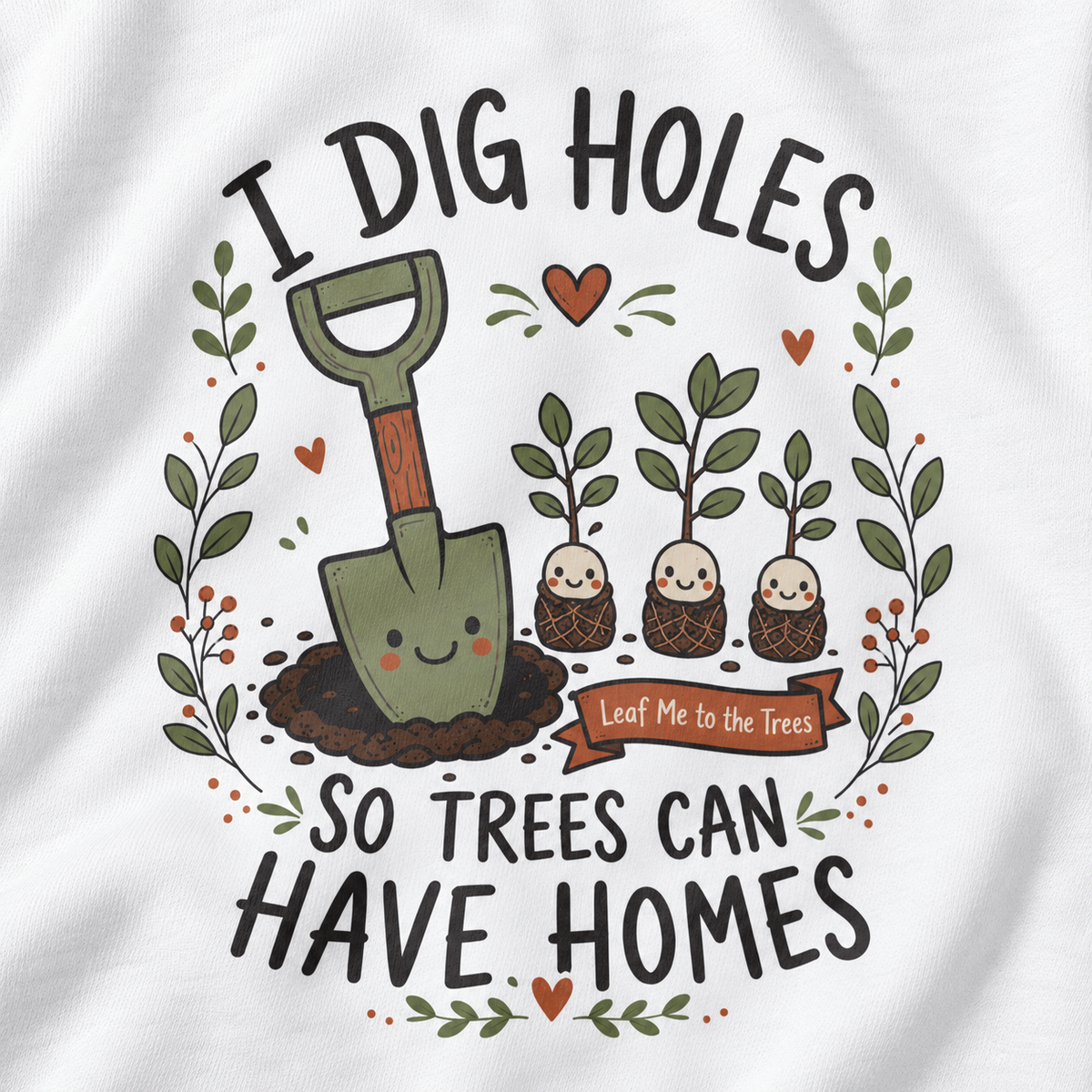 I Dig Holes So Trees Can Have Homes Version 1, Otto and Echo Sweatshirt