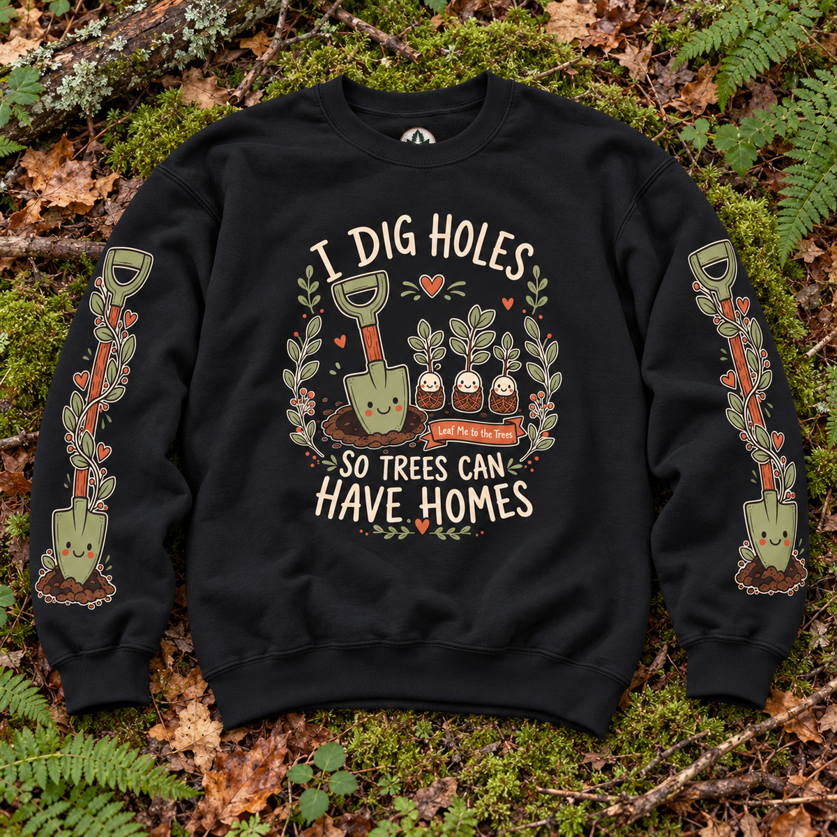 I Dig Holes So Trees Can Have Homes Version 1, Otto and Echo Sweatshirt