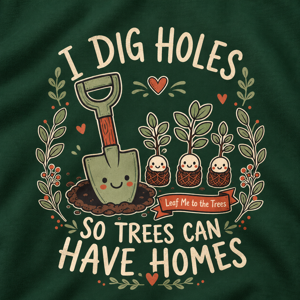 I Dig Holes So Trees Can Have Homes Version 1, Otto and Echo Sweatshirt
