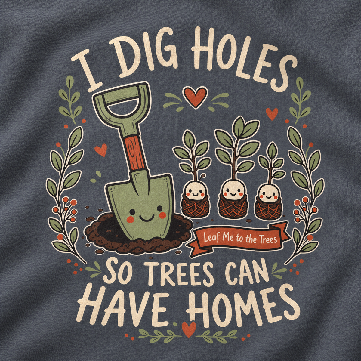 I Dig Holes So Trees Can Have Homes Version 1, Otto and Echo Sweatshirt