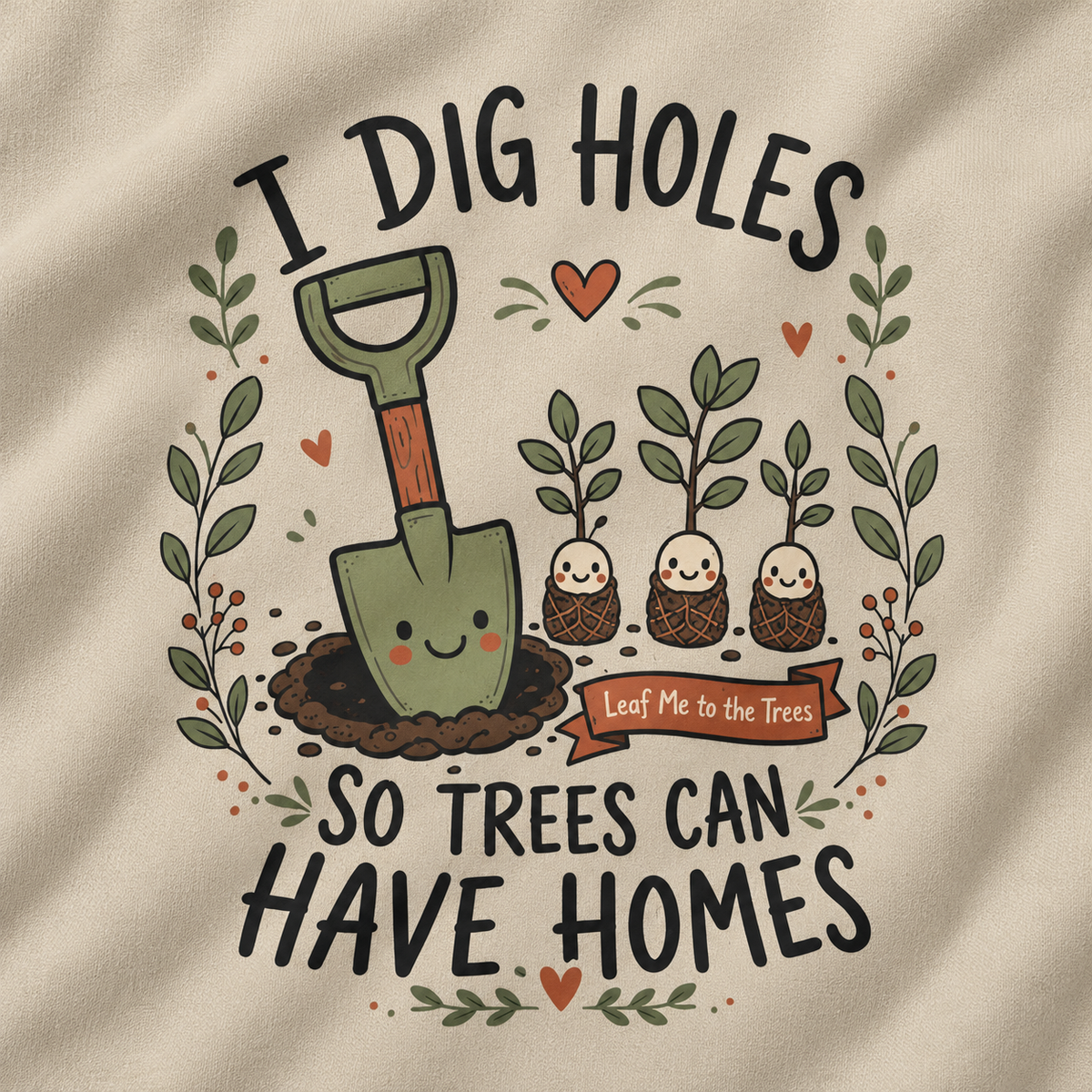 I Dig Holes So Trees Can Have Homes Version 1, Otto and Echo Sweatshirt
