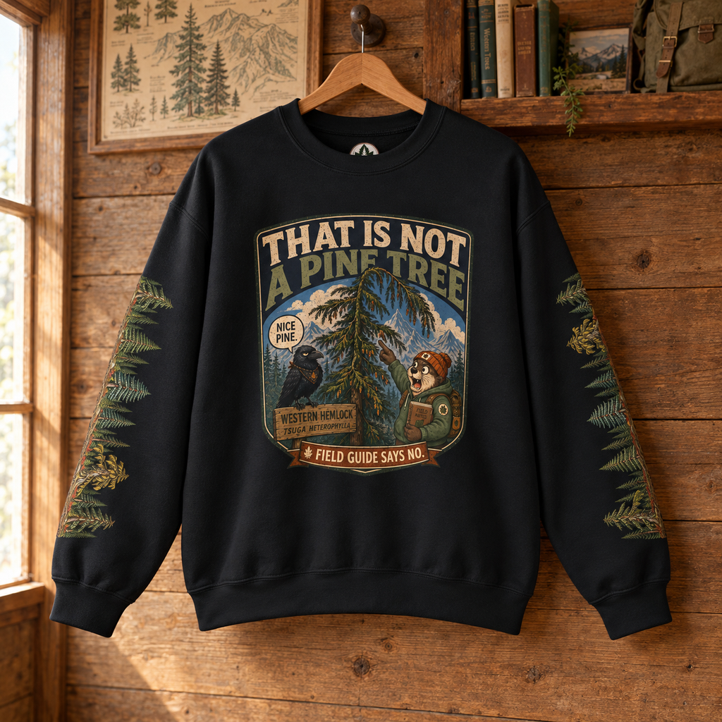 That Is Not a Pine Tree Version 2, Otto and Echo Sweatshirt