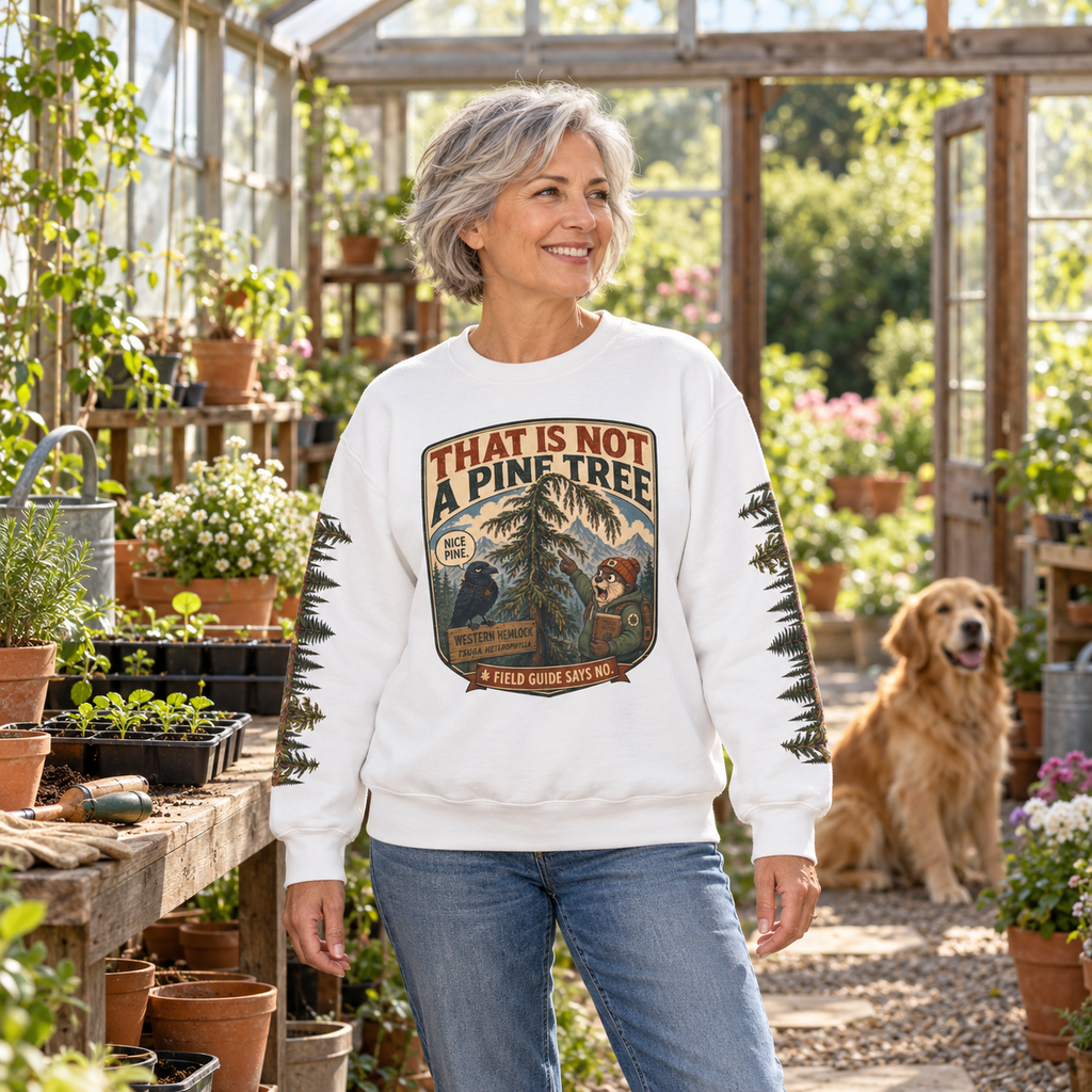 That Is Not a Pine Tree Version 2, Otto and Echo Sweatshirt