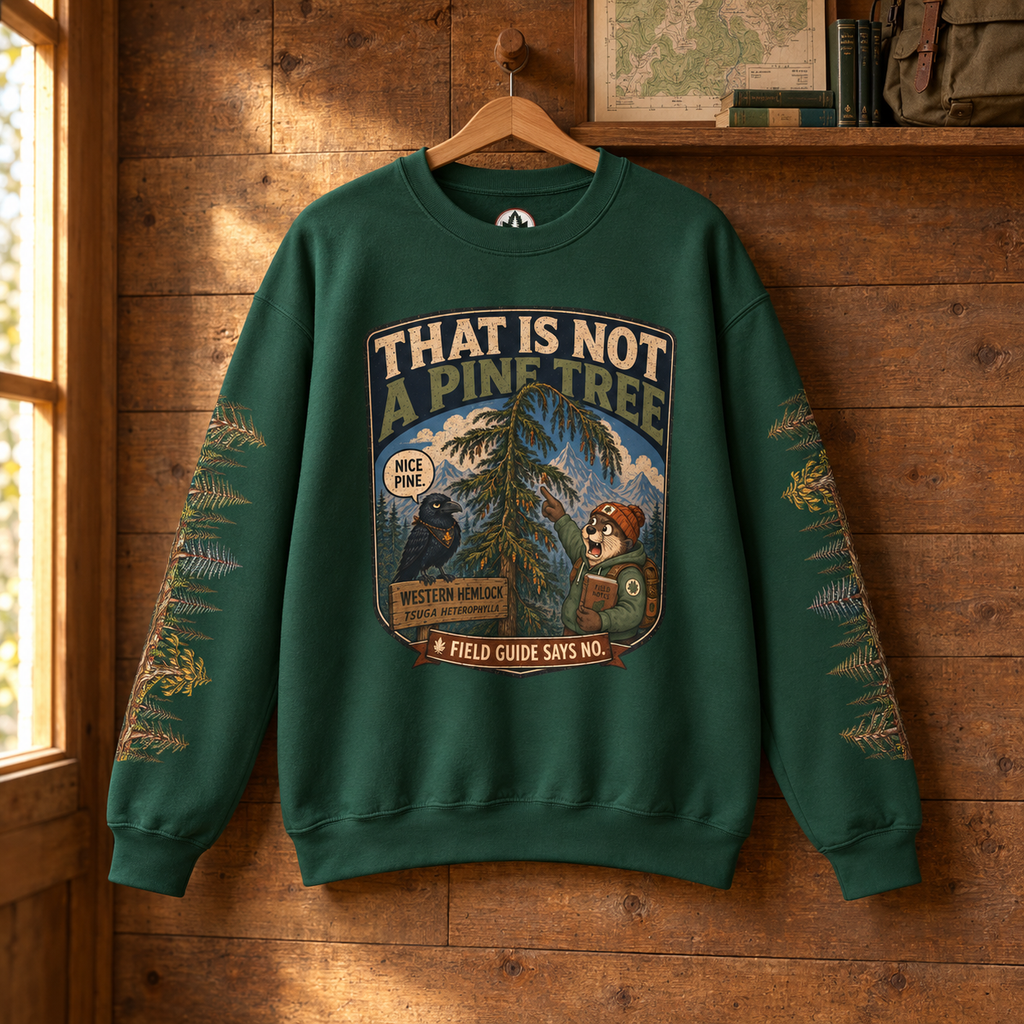 That Is Not a Pine Tree Version 2, Otto and Echo Sweatshirt