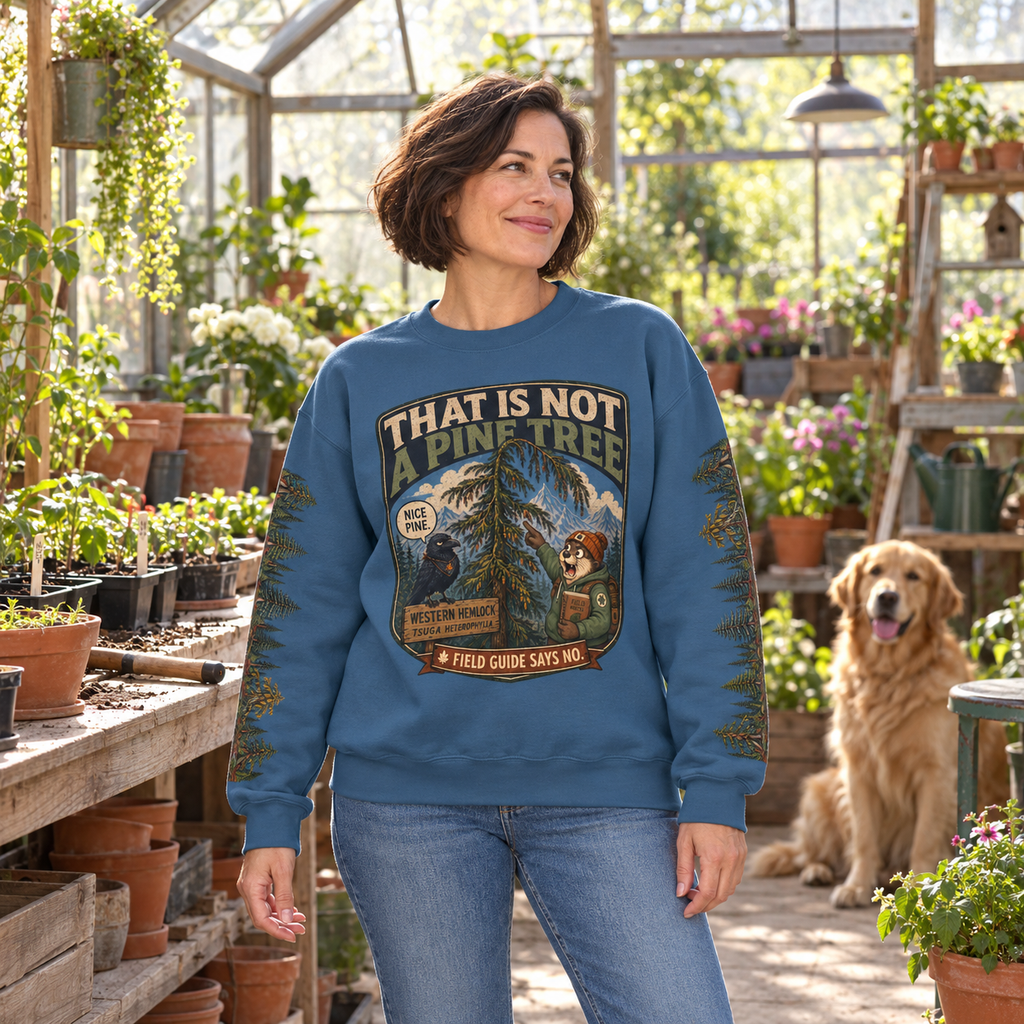 That Is Not a Pine Tree Version 2, Otto and Echo Sweatshirt