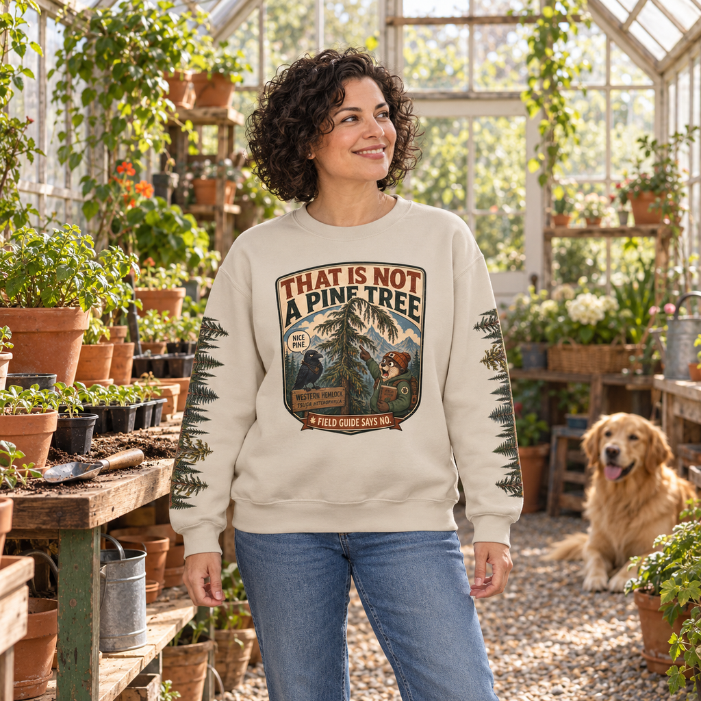 That Is Not a Pine Tree Version 2, Otto and Echo Sweatshirt