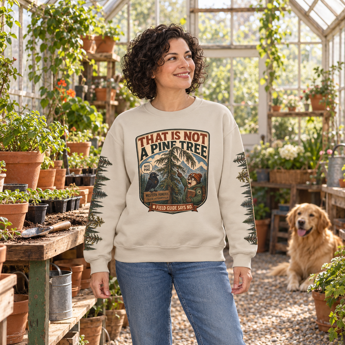 That Is Not a Pine Tree Version 2, Otto and Echo Sweatshirt