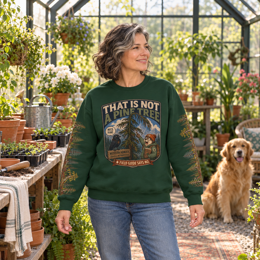 That Is Not a Pine Tree Version 2, Otto and Echo Sweatshirt