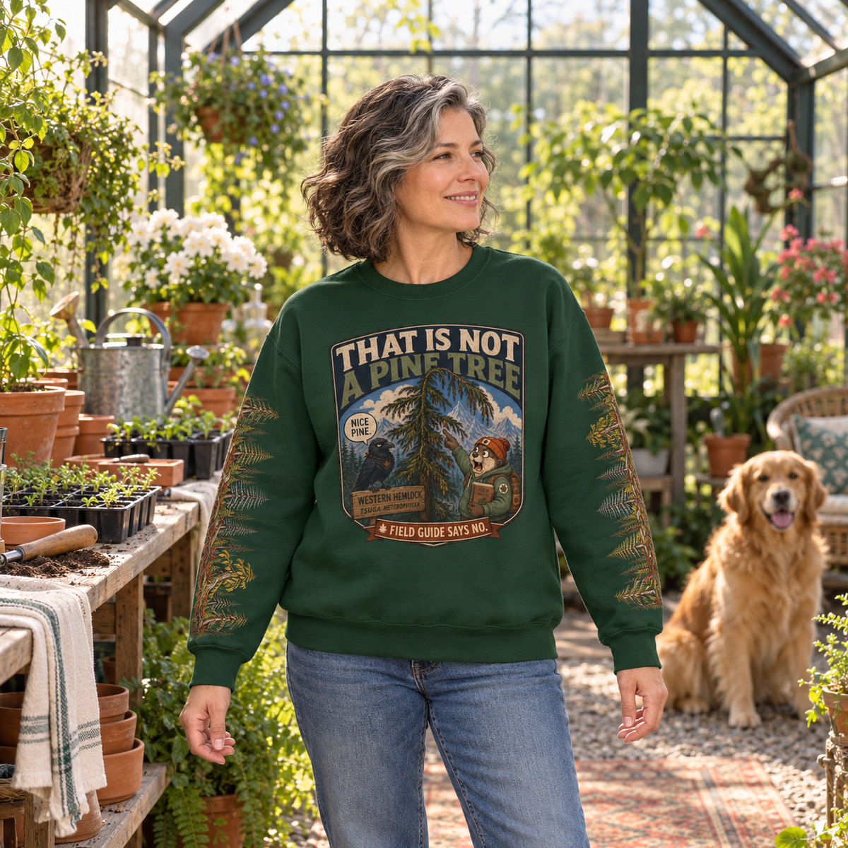 That Is Not a Pine Tree Version 2, Otto and Echo Sweatshirt
