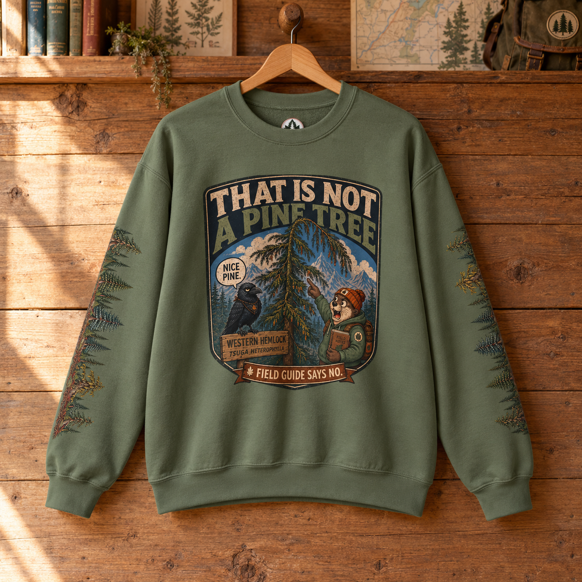 That Is Not a Pine Tree Version 2, Otto and Echo Sweatshirt