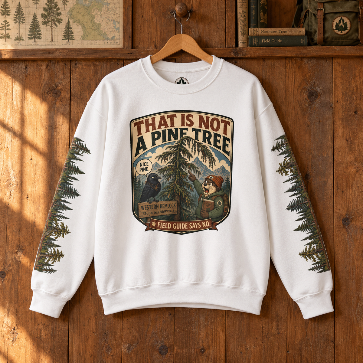 That Is Not a Pine Tree Version 2, Otto and Echo Sweatshirt