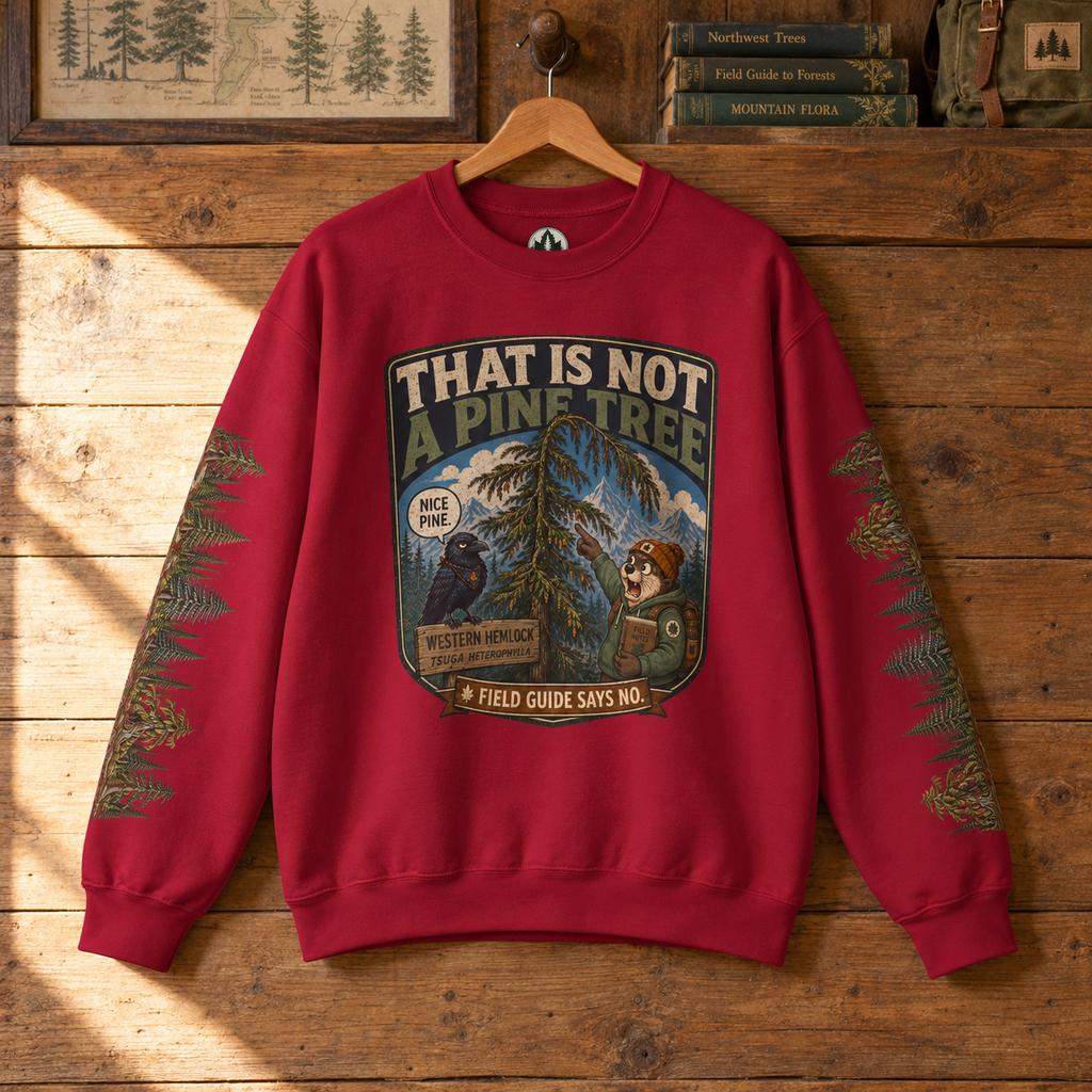 That Is Not a Pine Tree Version 2, Otto and Echo Sweatshirt