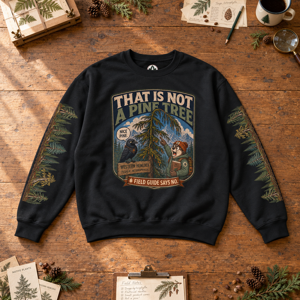 That Is Not a Pine Tree Version 2, Otto and Echo Sweatshirt