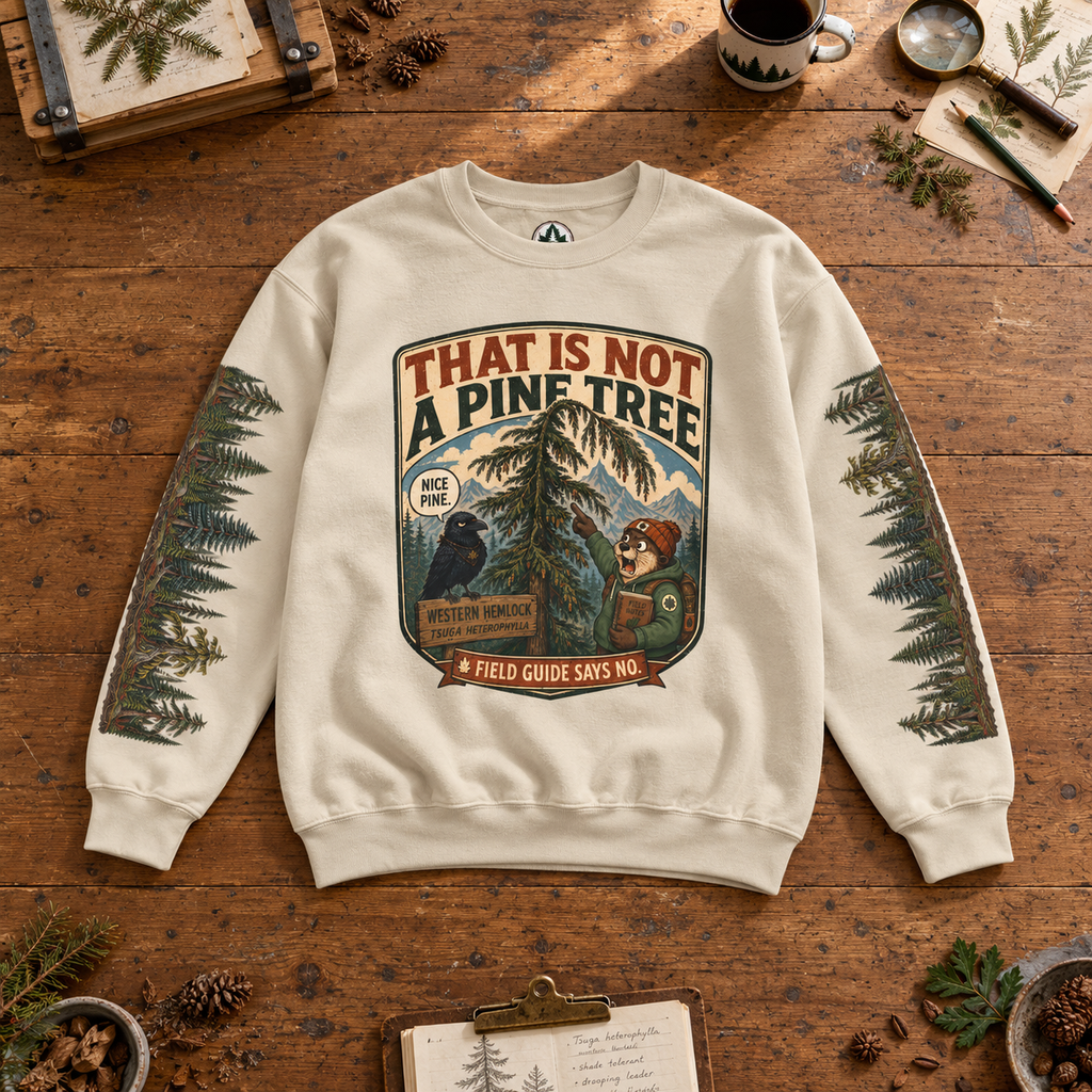 That Is Not a Pine Tree Version 2, Otto and Echo Sweatshirt