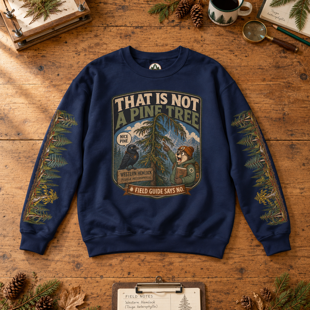 That Is Not a Pine Tree Version 2, Otto and Echo Sweatshirt