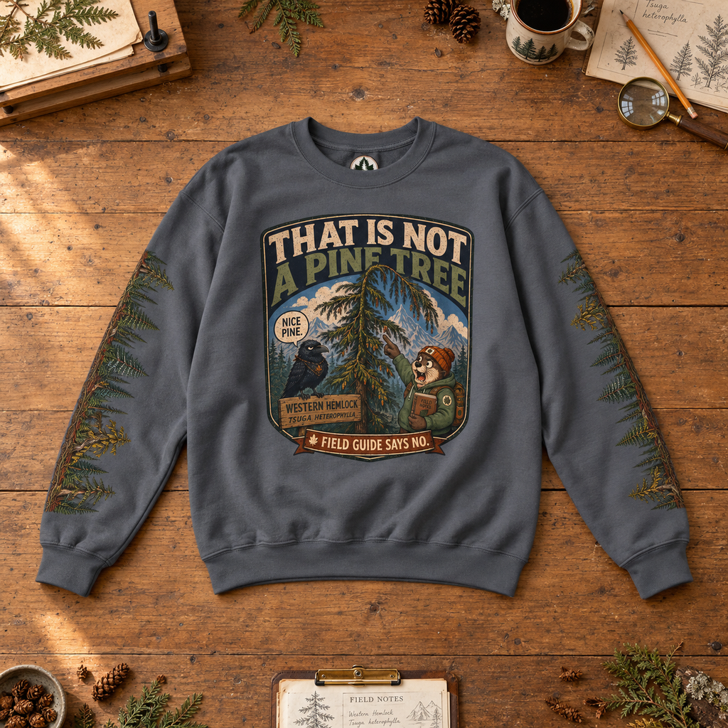 That Is Not a Pine Tree Version 2, Otto and Echo Sweatshirt
