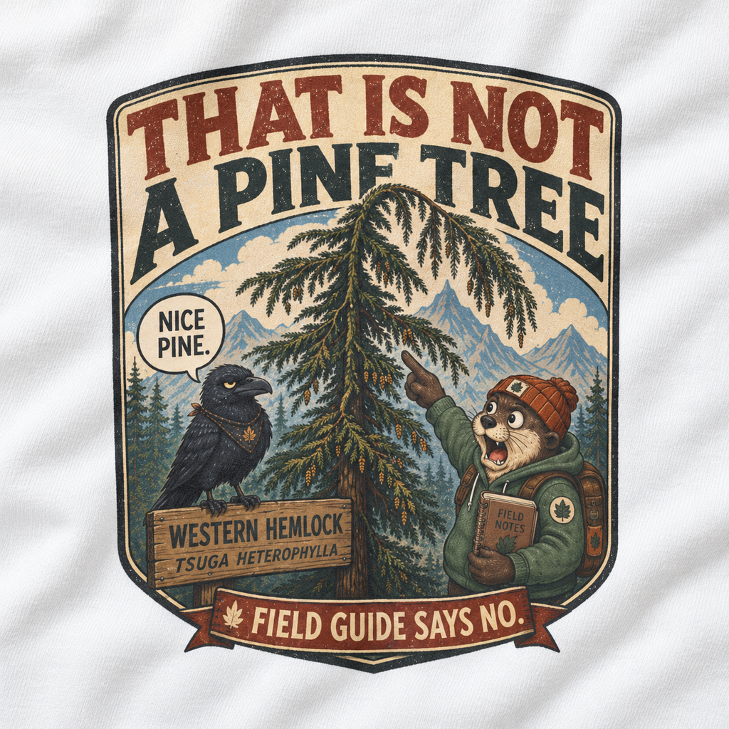 That Is Not a Pine Tree Version 2, Otto and Echo Sweatshirt