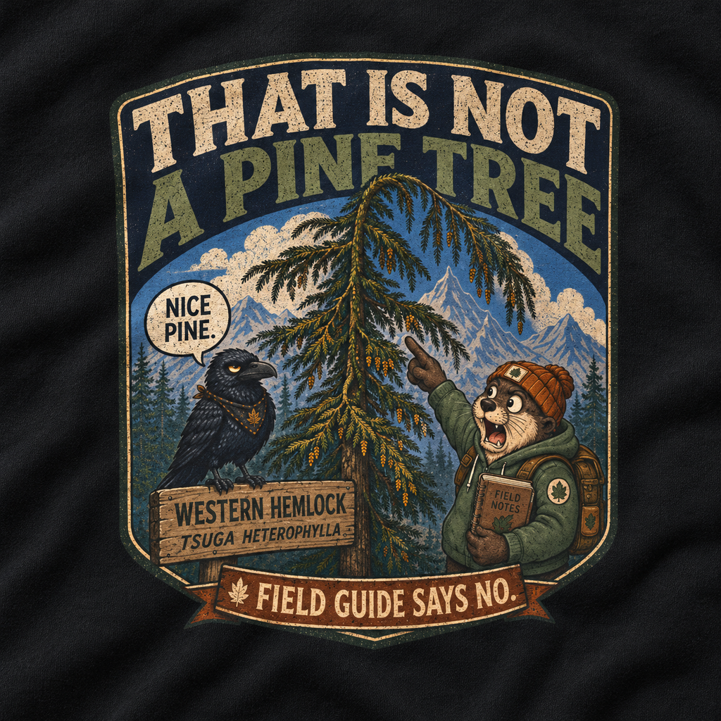 That Is Not a Pine Tree Version 2, Otto and Echo Sweatshirt