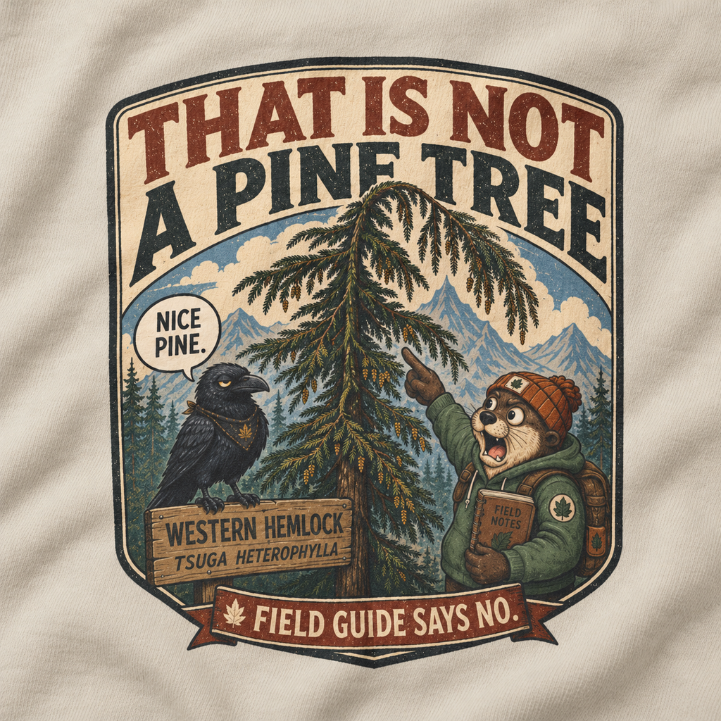 That Is Not a Pine Tree Version 2, Otto and Echo Sweatshirt