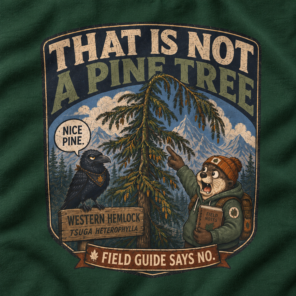 That Is Not a Pine Tree Version 2, Otto and Echo Sweatshirt