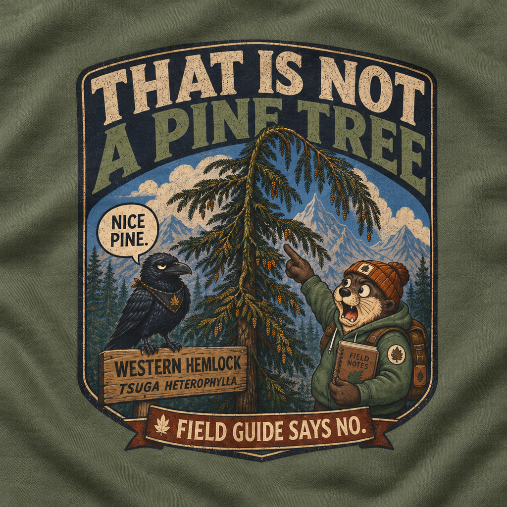 That Is Not a Pine Tree Version 2, Otto and Echo Sweatshirt