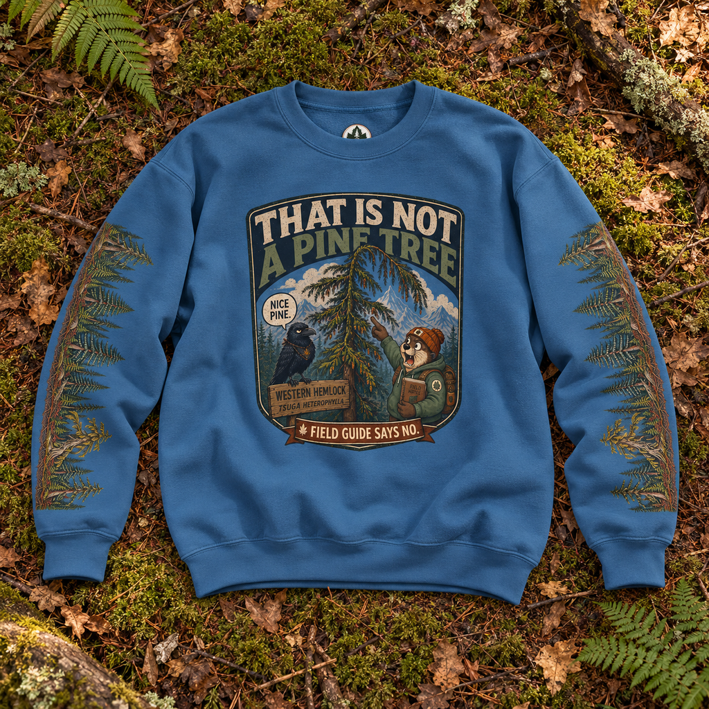That Is Not a Pine Tree Version 2, Otto and Echo Sweatshirt