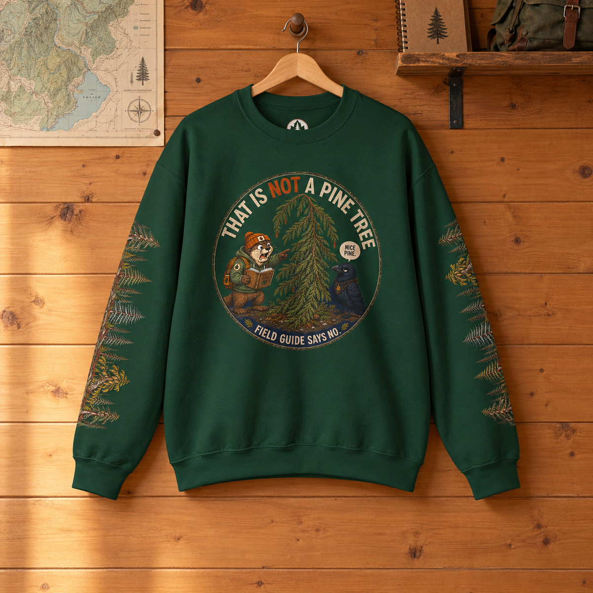 That Is Not a Pine Tree Version 3, Otto and Echo Sweatshirt