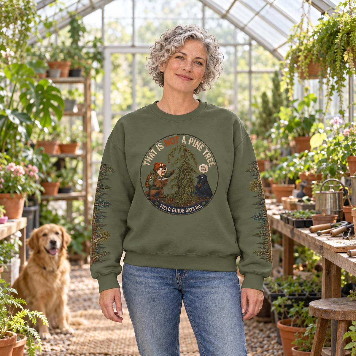 That Is Not a Pine Tree Version 3, Otto and Echo Sweatshirt