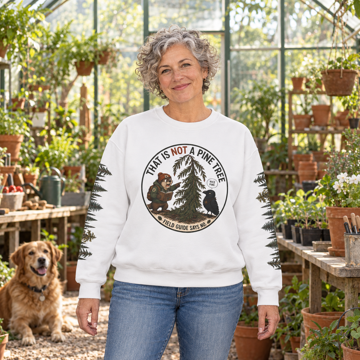 That Is Not a Pine Tree Version 3, Otto and Echo Sweatshirt
