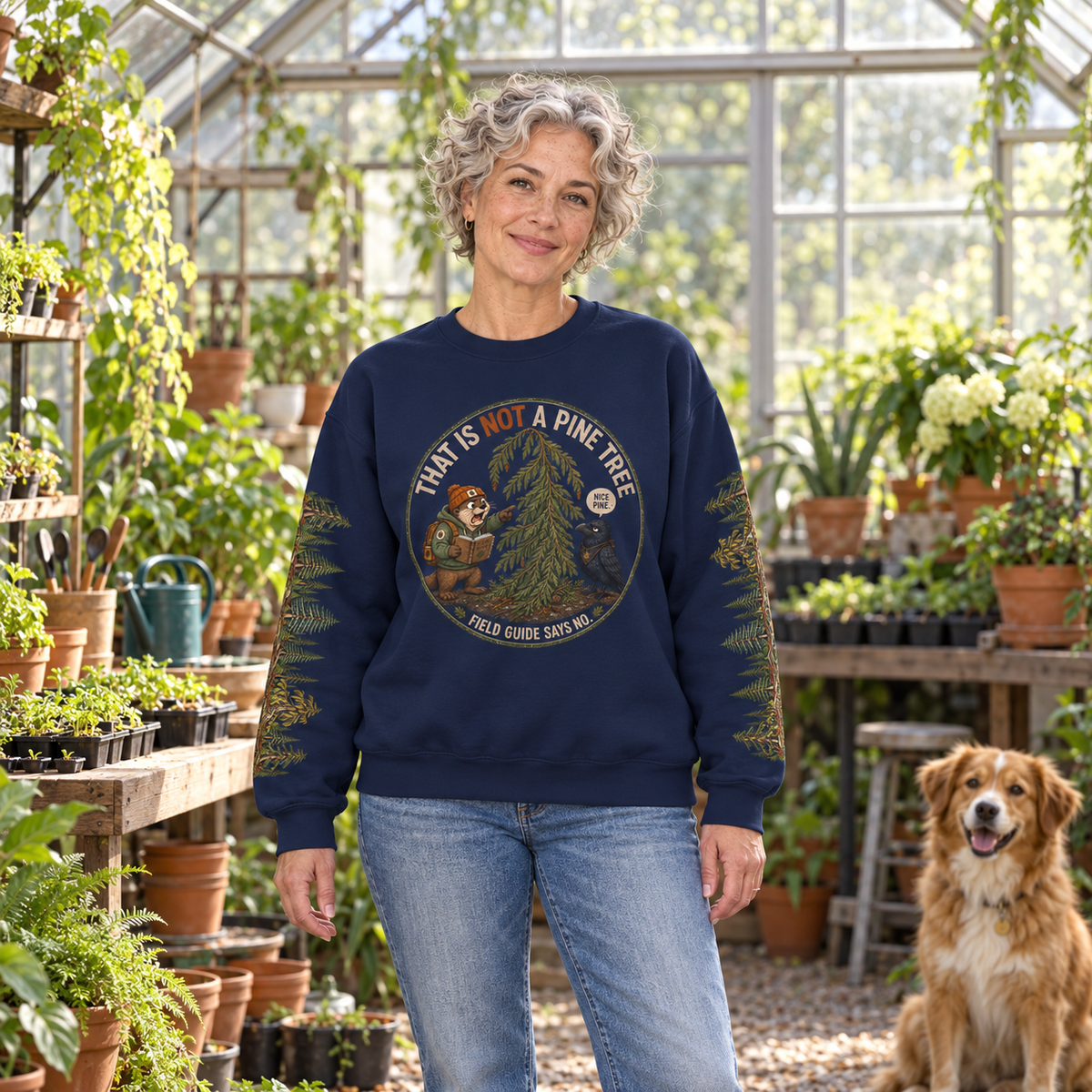 That Is Not a Pine Tree Version 3, Otto and Echo Sweatshirt