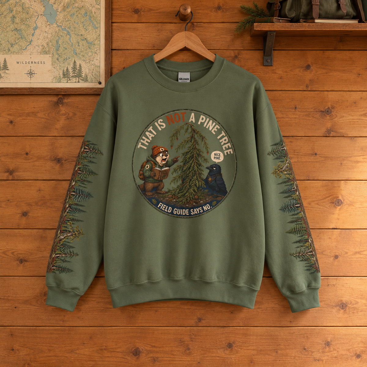 That Is Not a Pine Tree Version 3, Otto and Echo Sweatshirt