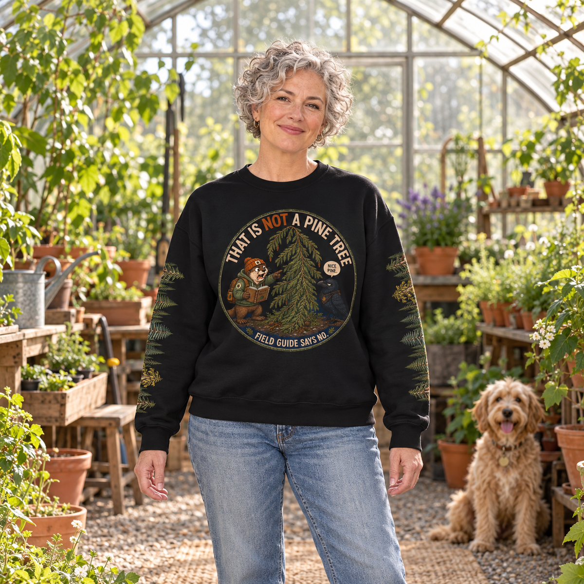 That Is Not a Pine Tree Version 3, Otto and Echo Sweatshirt