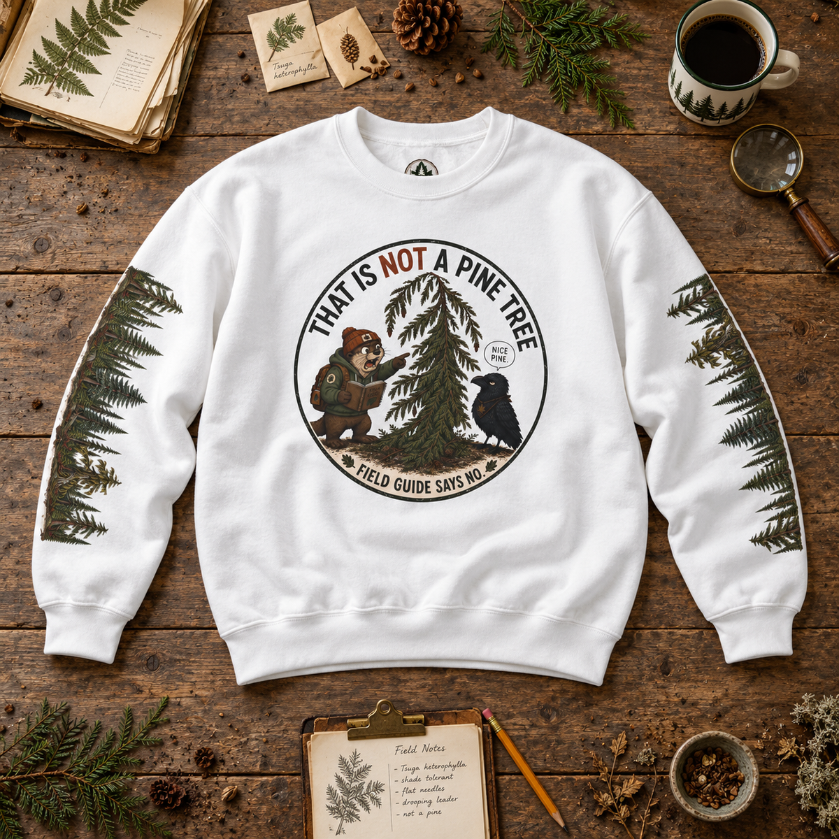 That Is Not a Pine Tree Version 3, Otto and Echo Sweatshirt