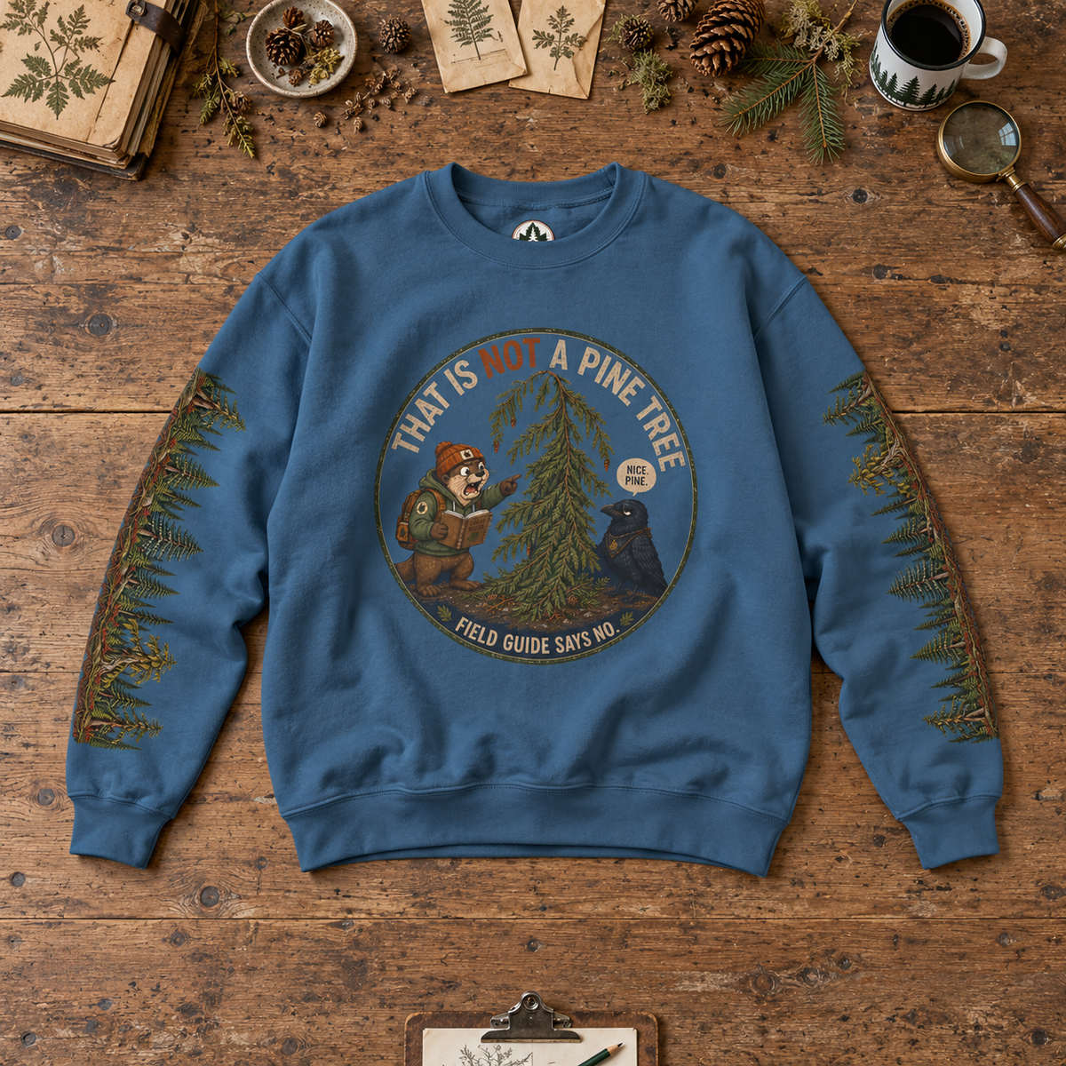 That Is Not a Pine Tree Version 3, Otto and Echo Sweatshirt
