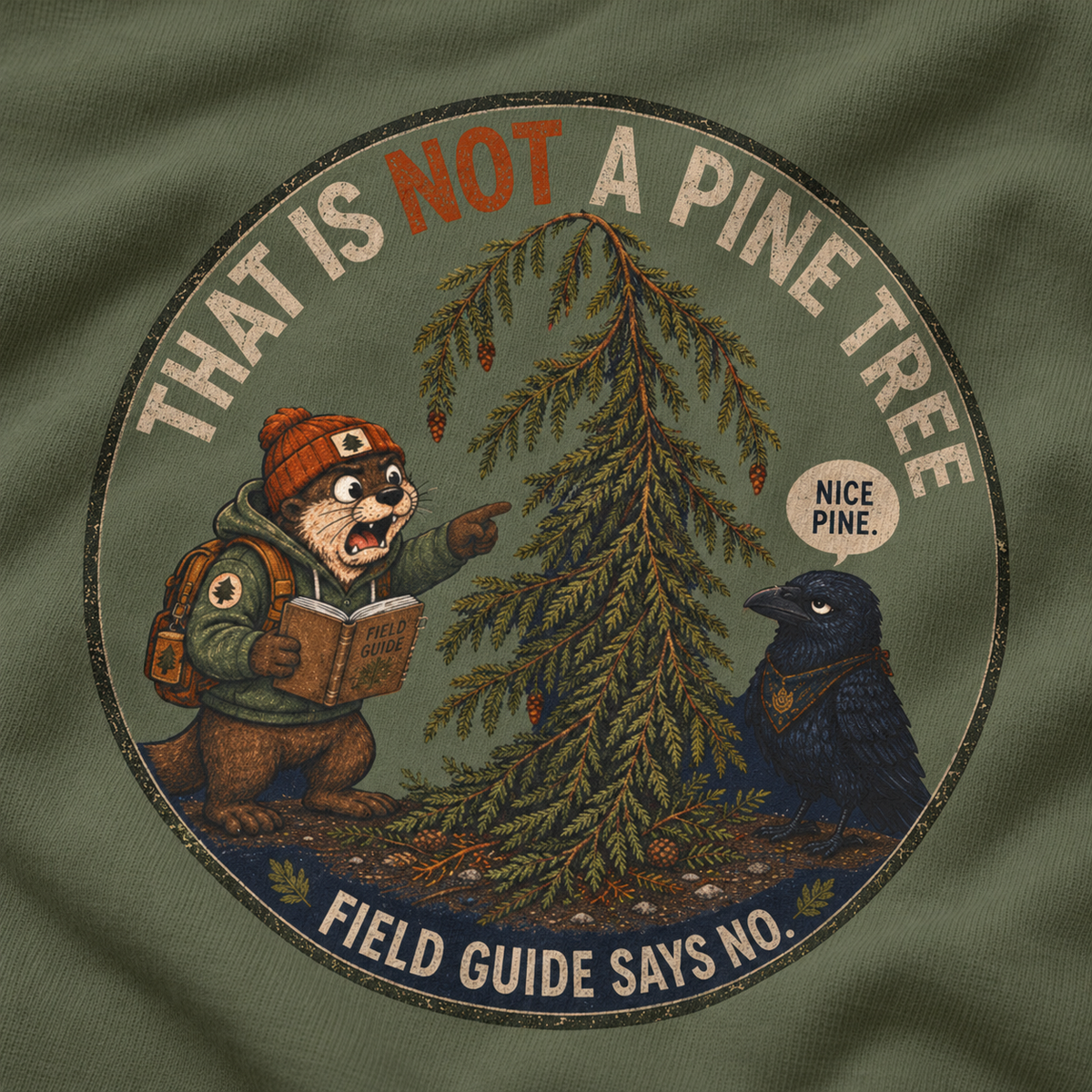 That Is Not a Pine Tree Version 3, Otto and Echo Sweatshirt