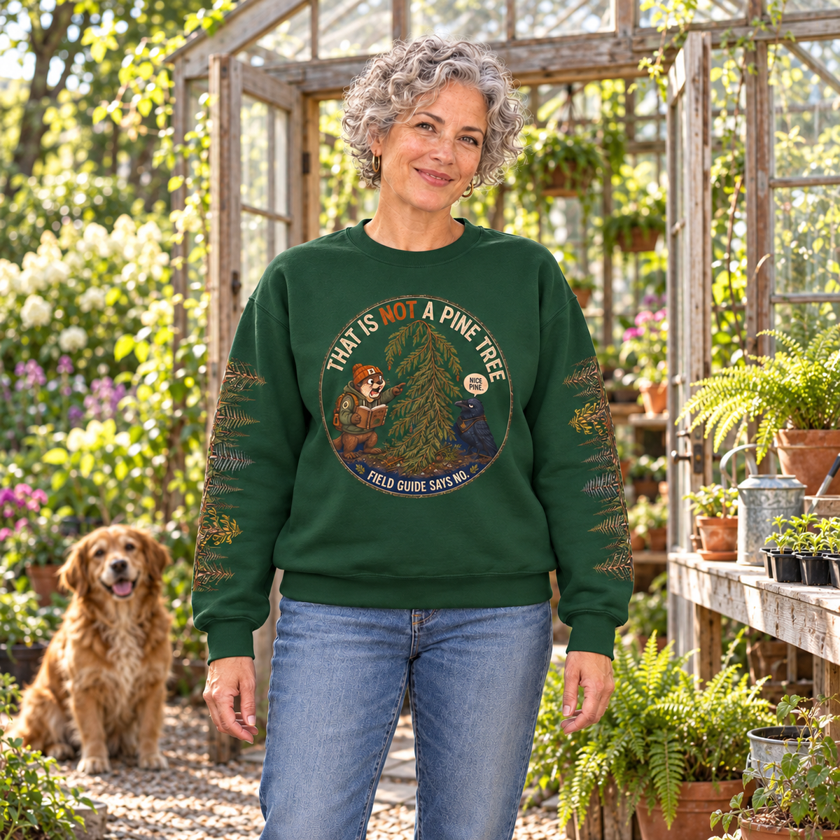 That Is Not a Pine Tree Version 3, Otto and Echo Sweatshirt